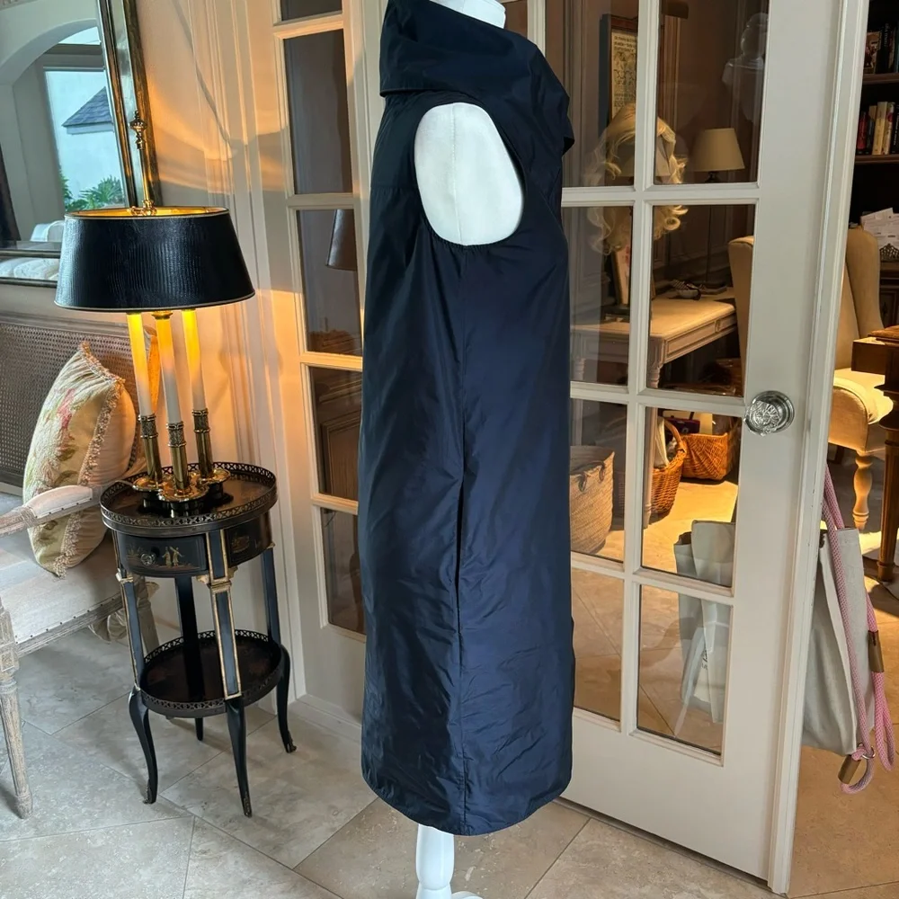 COS Sleeveless Navy Button Front Shift -Sz 4 - Picture 4 of 11